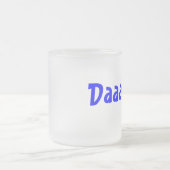 1ワードはそれをすべて言います! フロストグラスマグカップ (中央)