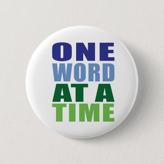 1ワード一度に 缶バッジ (正面)