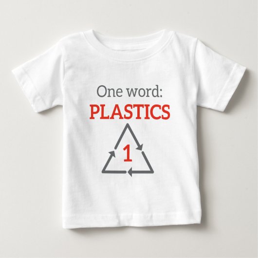 1ワード: プラスチック ベビーTシャツ (正面)