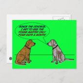 1ヵ月に4日だけ若旦那に会える ポストカード (正面/裏面)