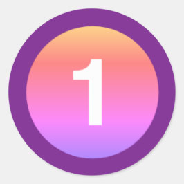 1ヶ月古いベビー乳児シール年齢72マーケティング ラウンドシール