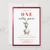 1ヶ間抜け月の誕生日 招待状 (正面)