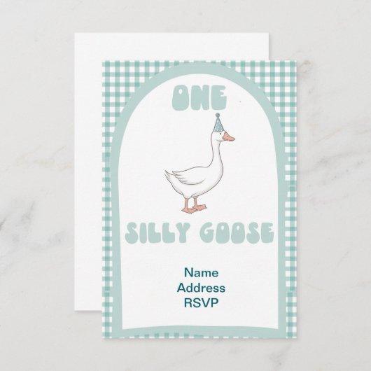 1ヶ間抜け月最初の誕生日の招待 招待状 (正面/裏面)