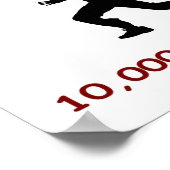 1万歩以上 ポスター (角)