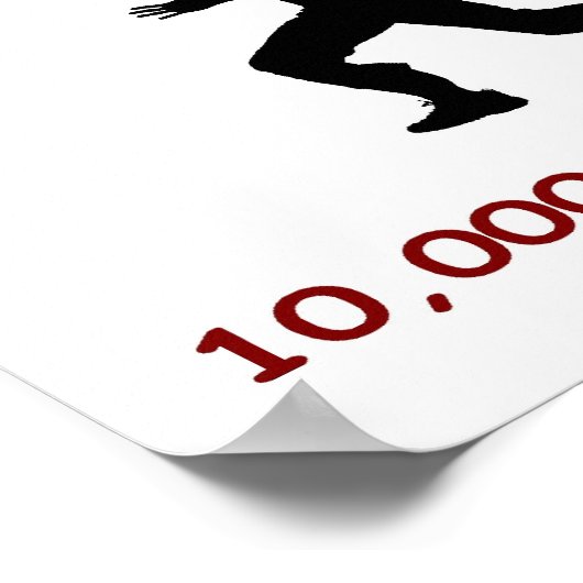 1万歩以上 ポスター (角)