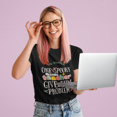 1不気味な数学の先生カスタマイズ可能なハロウィーン Tシャツ