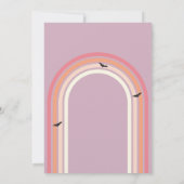 1不気味レトロハロウィーン幽霊1st誕生日 招待状 (裏面)