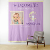 1不気味幽霊ハロウィーン1回目の誕生日へようこそ タペストリー (インサイチュ)