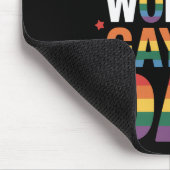 #1世界で最もゲイおもしろいパパの父の日LGBT マウスパッド (コーナー)