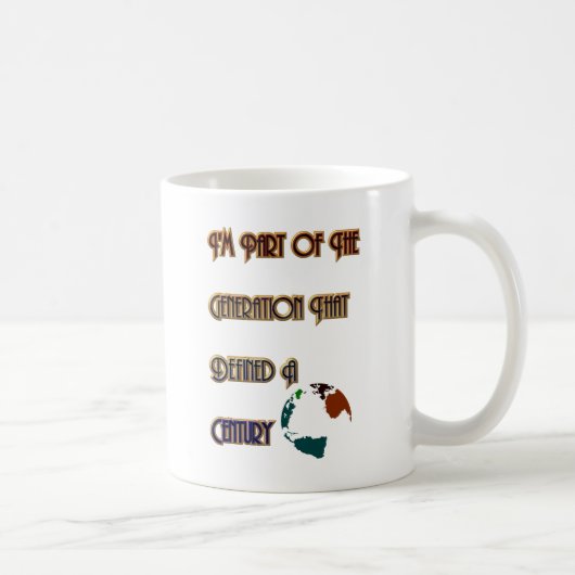 1世紀を定義した世代 コーヒーマグカップ (右)