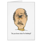 1人おもしろいの考える男 (正面)