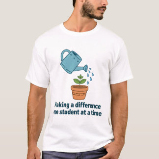 1人ずつの生徒に違いをもたらす Tシャツ