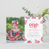 1人でメロンガールズ写真第1誕生日パーティー 招待状 (スタンド正面)