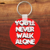 1人で歩いても、1人で歩いても歩けない キーホルダー (正面)