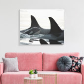 1人で泳ぐことはない キャンバスプリント (インサイチュ (リビング))