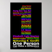 1人で違いを作ることができる( Poster ) ポスター (正面)