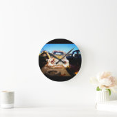 1人のがらくたもう一人の人の宝物 ラウンド壁時計 (ホーム)