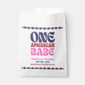 1人のアメリカ人バベ7月1日の誕生日の4日 フェイバーバッグ (正面)