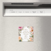 1人のコリント人13:13信仰の希望と聖書の一節 マグネット (インサイチュ (食洗機))