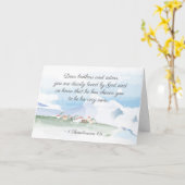 1人のテサロニア人が聖書を選んだ カード (黄色い花)