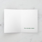 1人のトランプのポーカープレーヤーが別のラスベガスクリスマスカードに参加 シーズンカード (内部)