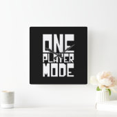 1人のプレーヤーモード スクエア壁時計 (ホーム)