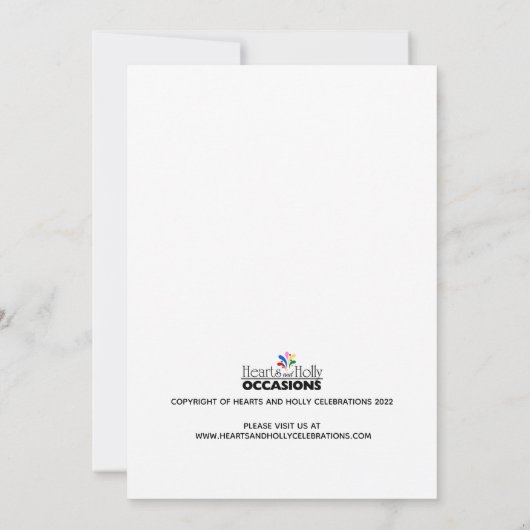 1人のメロンピクニックアントファースト誕生日 招待状 (裏面)