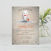 1人の不気味誕生日パーティーの招待 招待状 (スタンド正面)