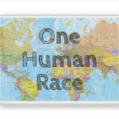 1人の人類 シール (正面)