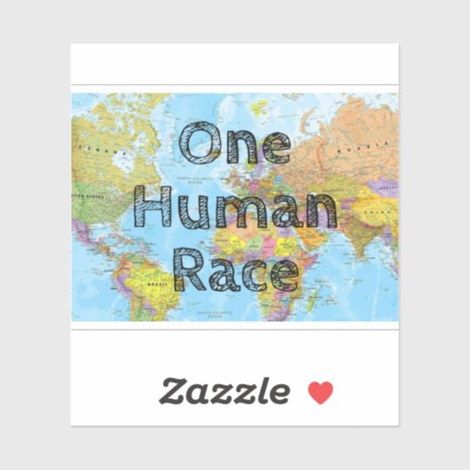 1人の人類 シール (シート)