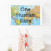 1人の人類 横断幕 (インサイチュ)