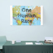 1人の人類 横断幕 (トレードショー)