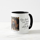 1人の友人があなたの人生の写真を変えることができる マグカップ (正面右)