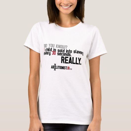 1人の子供は30秒毎に販売しました Tシャツ (正面)