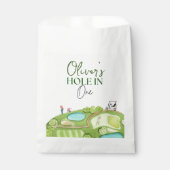 1人の少年の最初の誕生日に穴 フェイバーバッグ (正面)