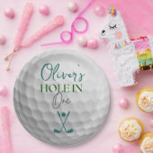 1人の少年の最初の誕生日に穴 ペーパープレート (パーティー)