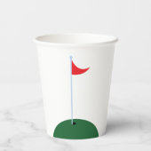 1人の少年の最初の誕生日に穴 紙コップ (裏面)