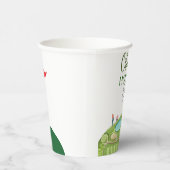 1人の少年の最初の誕生日に穴 紙コップ (右)