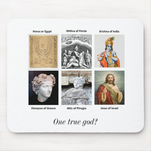 1人の本当の神か。 マウスパッド (正面)