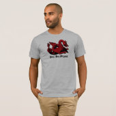 1人の熱い混乱のドラゴンの創造物 Tシャツ (正面フル)