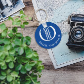 1人の男の勇気付けられる引用文青 キーホルダー