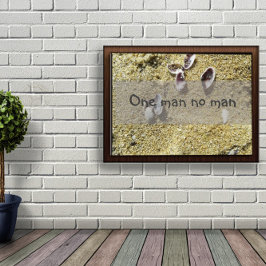 1人の男性なしことわざポスター ポスター