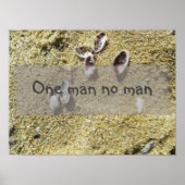 1人の男性なしことわざポスター ポスター (正面)