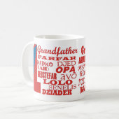 # 1人の祖父 コーヒーマグカップ (正面左)