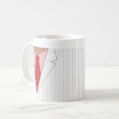 1人の粋な農夫のためのクリスマスのマグ コーヒーマグカップ (正面左)