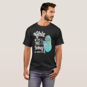 1人の腎臓提供者移植看護師透析技師フロリダ Tシャツ (正面フル)