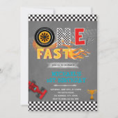 1人の誕生日パーティーの招待 招待状 (正面)