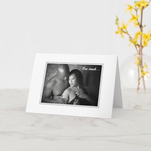 1人のtouch1のキス カード (黄色い花)