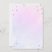 1人はメロンの女の子、1歳の誕生日スイカの夏 招待状 (裏面)