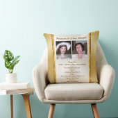 1人または2人の写真、記念写真枕 クッション (椅子)